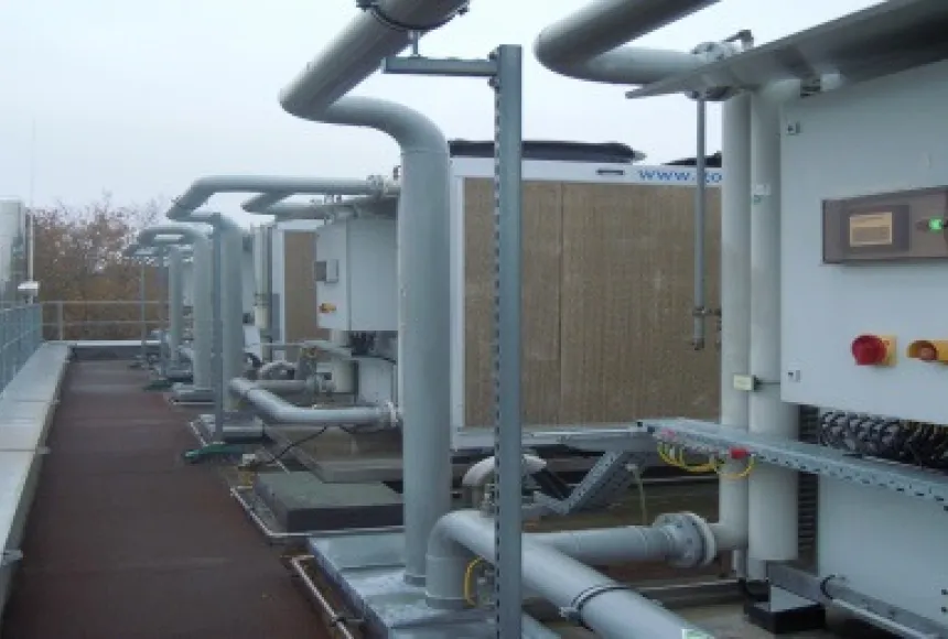 New energy central in Waldbron, Germany
